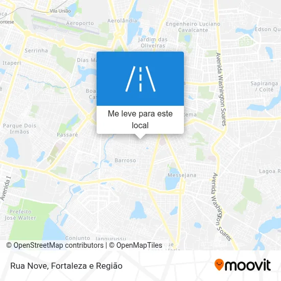 Rua Nove mapa