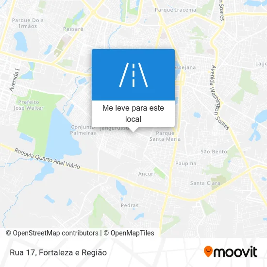 Rua 17 mapa
