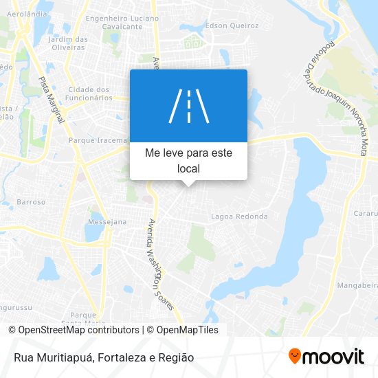 Rua Muritiapuá mapa