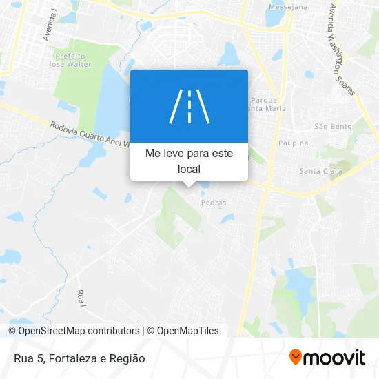 Rua 5 mapa
