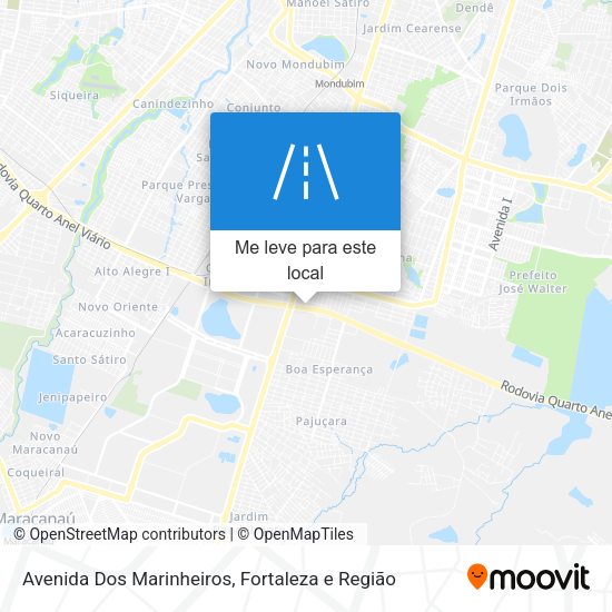 Avenida Dos Marinheiros mapa