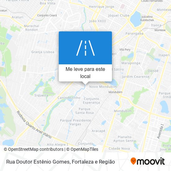 Rua Doutor Estênio Gomes mapa