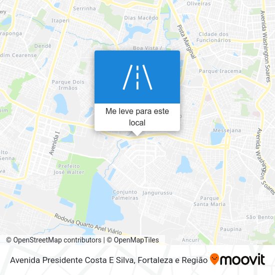 Avenida Presidente Costa E Silva mapa