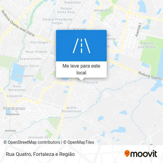 Rua Quatro mapa