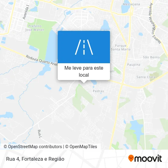 Rua 4 mapa