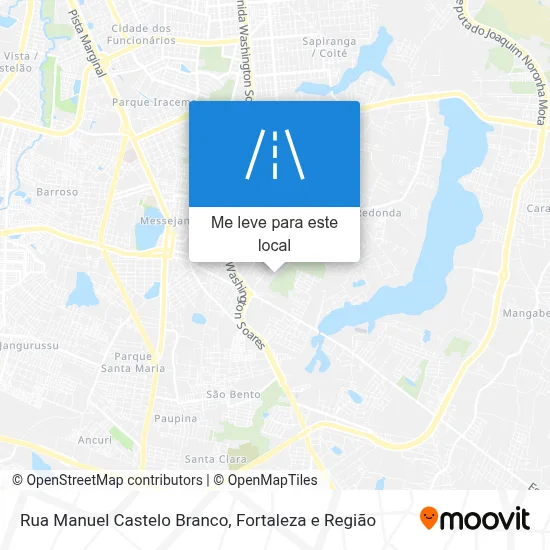 Rua Manuel Castelo Branco mapa