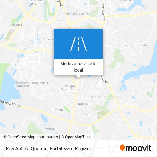 Rua Antero Quental mapa