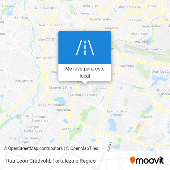Rua Leon Gradvohl mapa