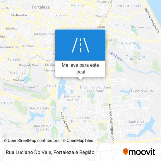 Rua Luciano Do Vale mapa