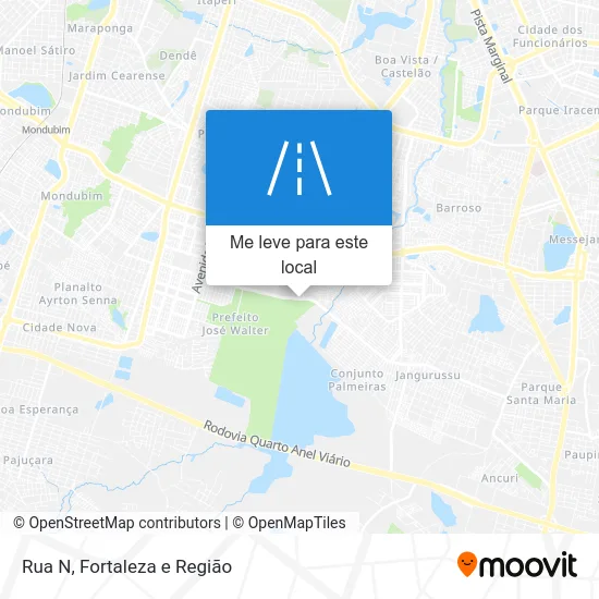 Rua N mapa