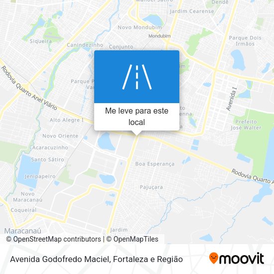 Avenida Godofredo Maciel mapa