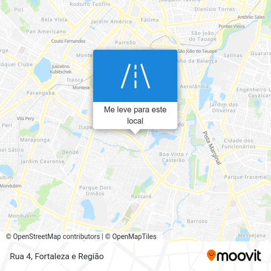 Rua 4 mapa