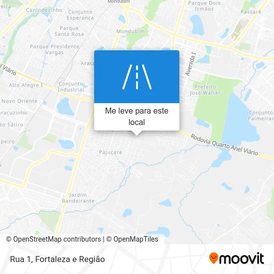 Rua 1 mapa