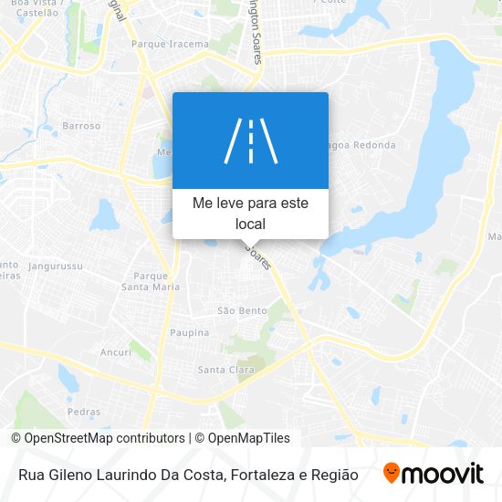 Rua Gileno Laurindo Da Costa mapa