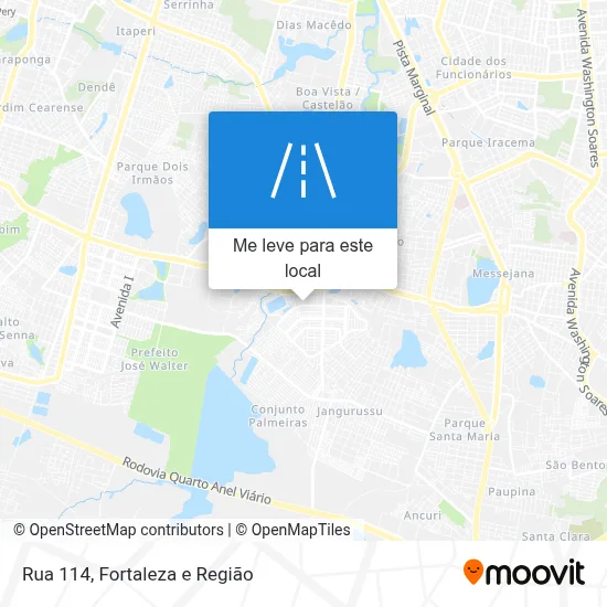 Rua 114 mapa