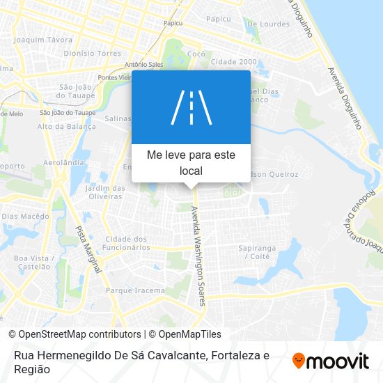 Rua Hermenegildo De Sá Cavalcante mapa