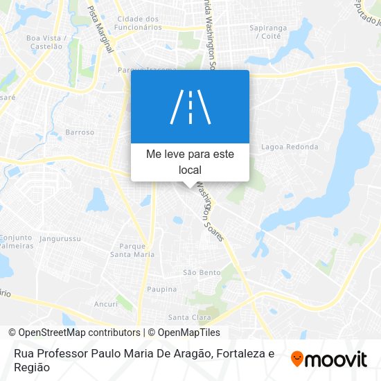 Rua Professor Paulo Maria De Aragão mapa