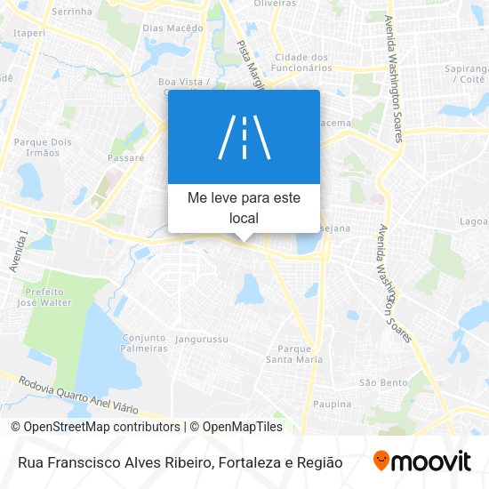 Rua Franscisco Alves Ribeiro mapa