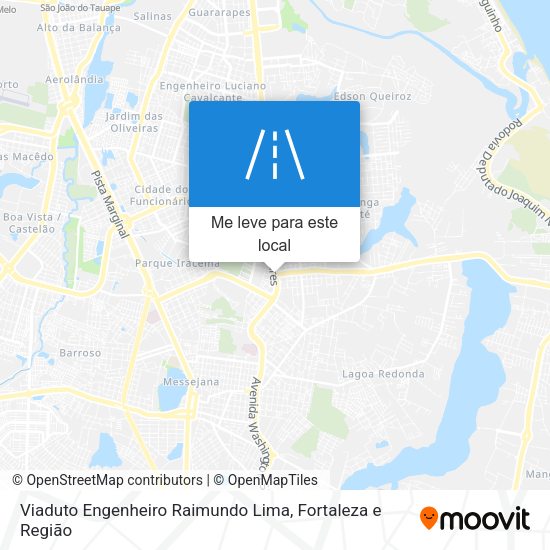 Viaduto Engenheiro Raimundo Lima mapa