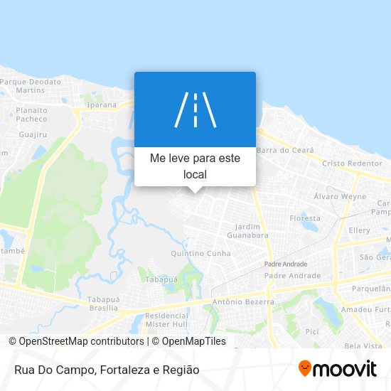 Rua Do Campo mapa