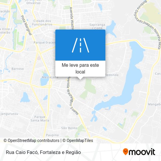 Rua Caio Facó mapa