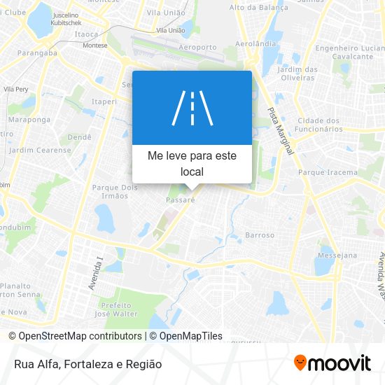 Rua Alfa mapa