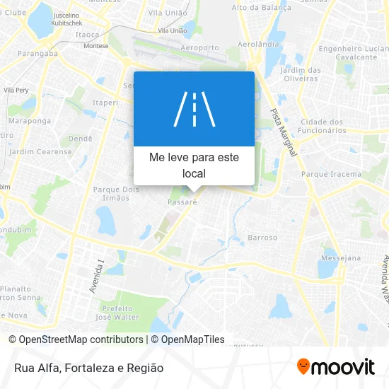 Rua Alfa mapa