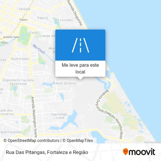 Rua Das Pitangas mapa