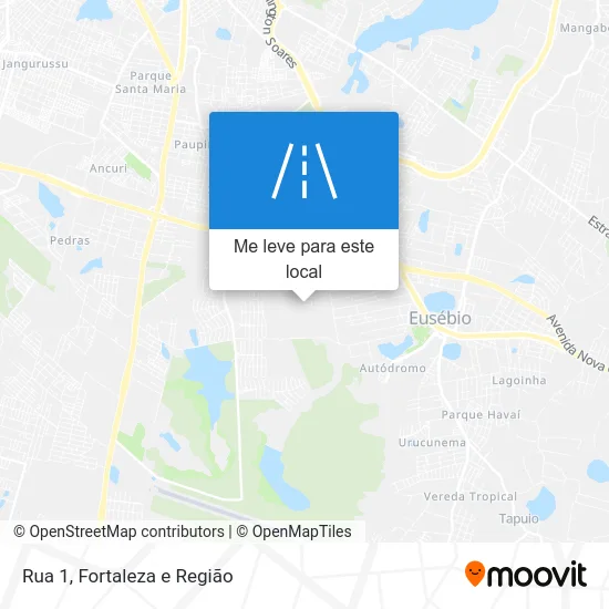 Rua 1 mapa