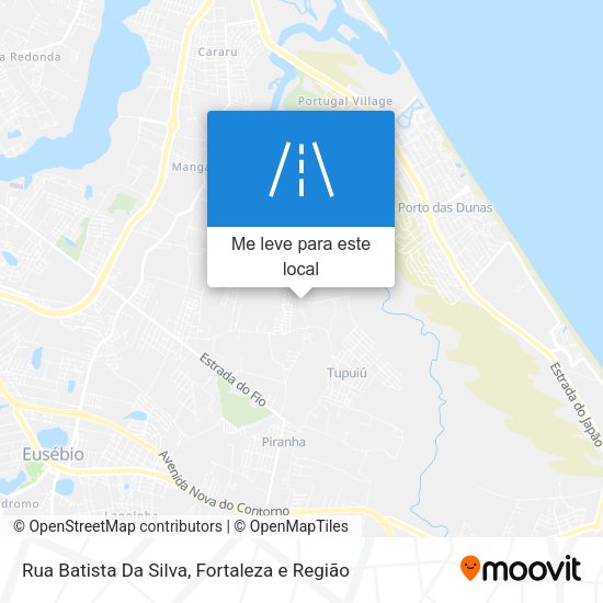 Rua Batista Da Silva mapa