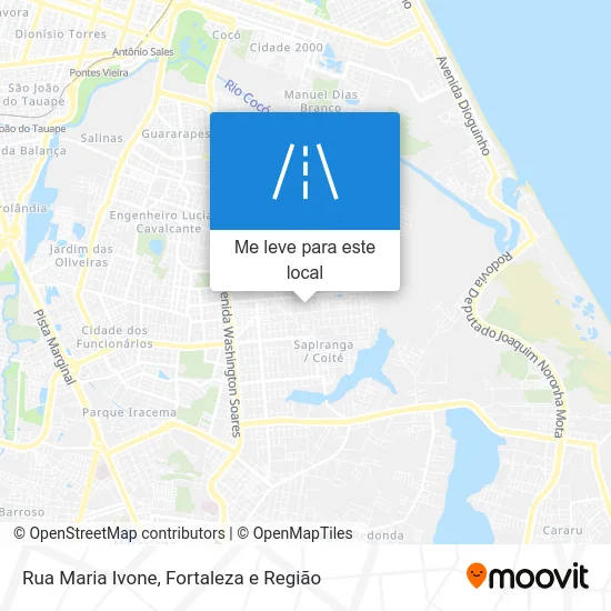 Rua Maria Ivone mapa