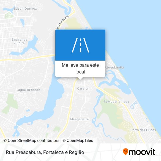 Rua Preacabura mapa