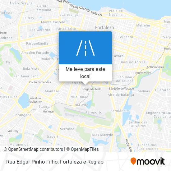 Rua Edgar Pinho Filho mapa