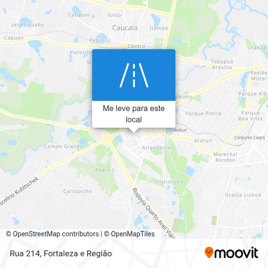 Rua 214 mapa
