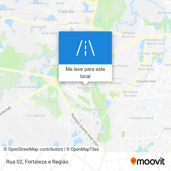 Rua 02 mapa