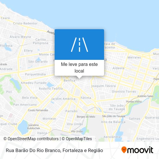 Rua Barão Do Rio Branco mapa