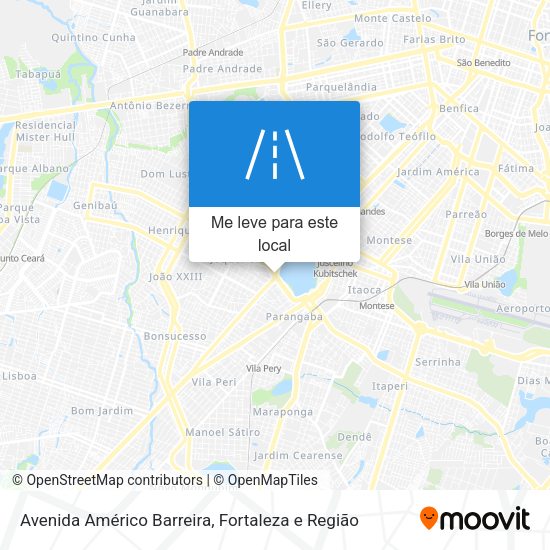 Avenida Américo Barreira mapa