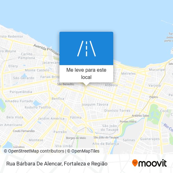 Rua Bárbara De Alencar mapa