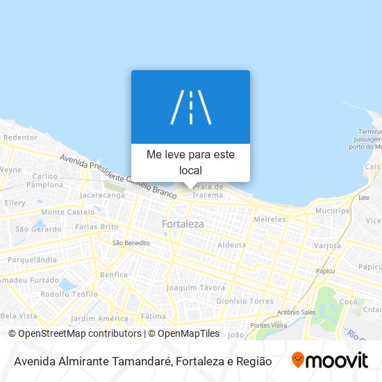 Avenida Almirante Tamandaré mapa