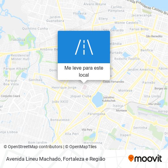 Avenida Lineu Machado mapa