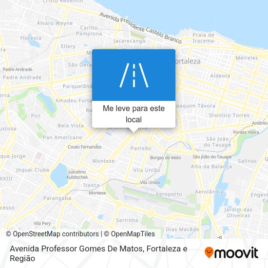Avenida Professor Gomes De Matos mapa