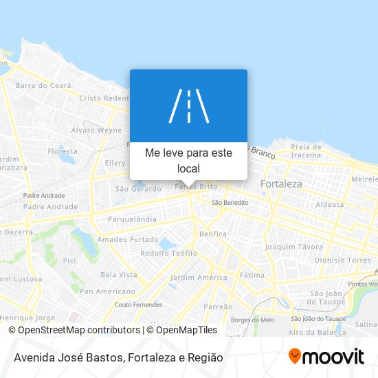 Avenida José Bastos mapa