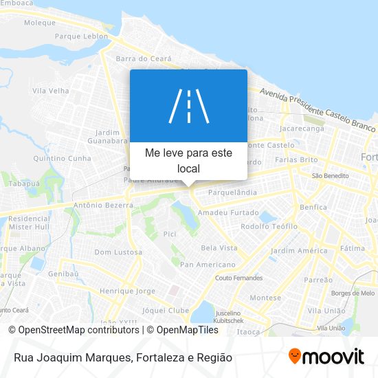 Rua Joaquim Marques mapa