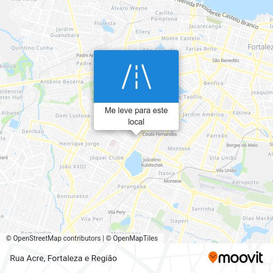 Rua Acre mapa