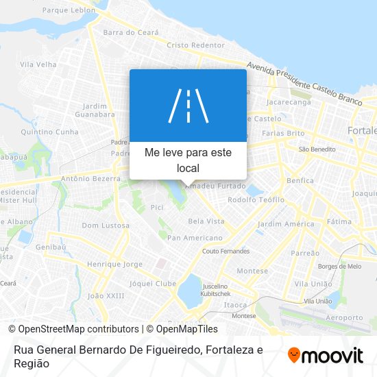 Rua General Bernardo De Figueiredo mapa