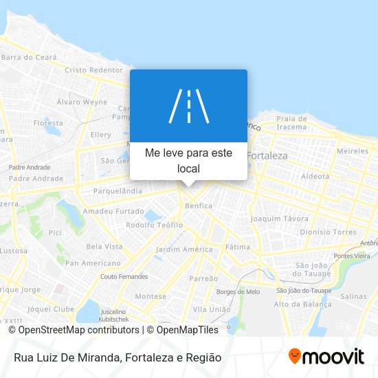 Rua Luiz De Miranda mapa