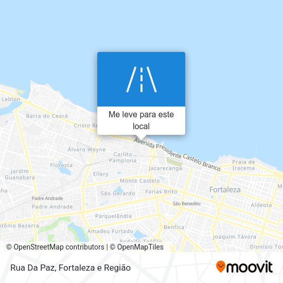Rua Da Paz mapa