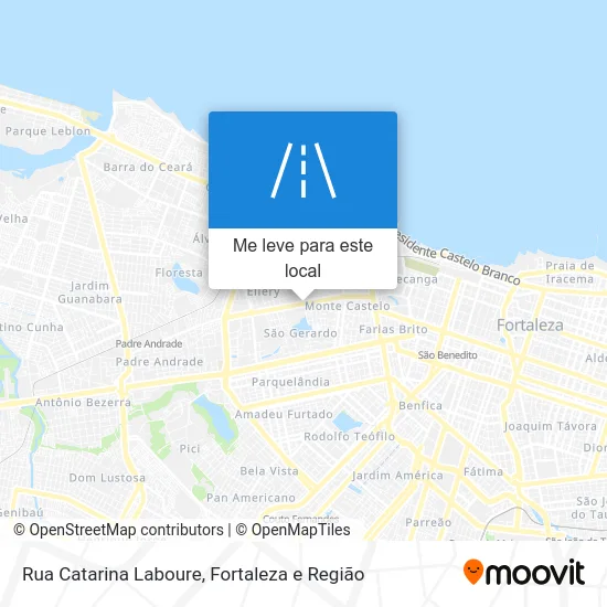 Rua Catarina Laboure mapa