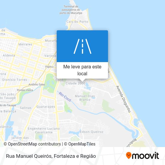 Rua Manuel Queirós mapa