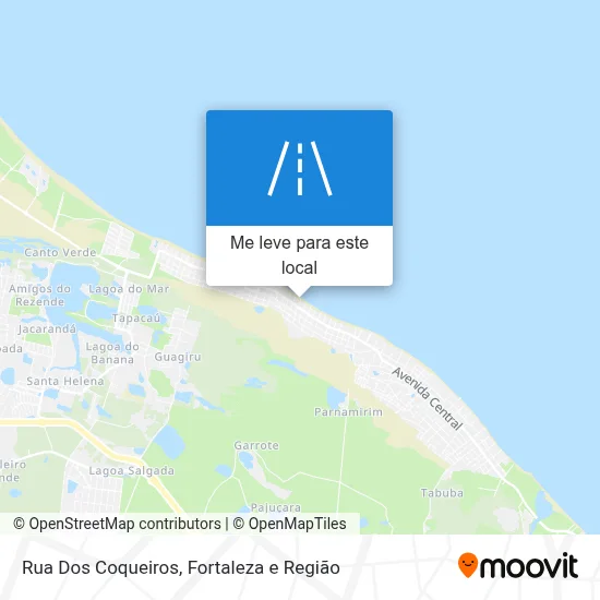 Rua Dos Coqueiros mapa